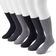 Набор из 6 мужских носков Harrington увеличенного размера GOLDTOE