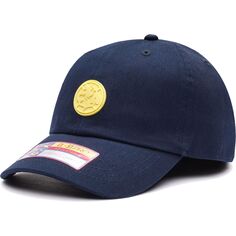 Мужская повседневная регулируемая шляпа темно-синего цвета Club America