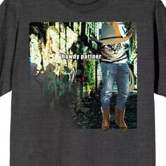 Мужская ковбойская шляпа Energy Meme, футболка Howdy Partner Licensed Character