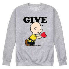 Мужской свитшот Peanuts Give Licensed Character