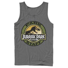 Мужская майка с изображением скелета T-Rex из парка Юрского периода Staff Icon Jurassic World