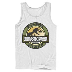 Мужская майка с изображением скелета T-Rex из парка Юрского периода Staff Icon Jurassic World