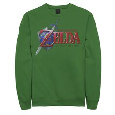 Мужской свитшот с логотипом Nintendo The Legend Of Zelda Ocarina Of Time Licensed Character