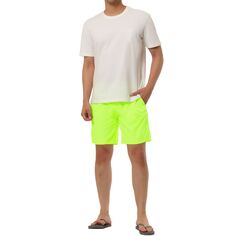 Мужские летние повседневные пляжные шорты для серфинга на шнурке с сетчатой ​​подкладкой Lars Amadeus