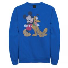 Мужской винтажный свитшот Disney&apos;s Mickey Mouse And Pluto Friends Licensed Character