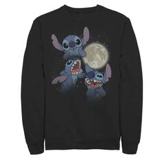 Мужской свитшот Disney Lilo &amp; Stitch Moonlight Collage