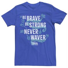 Мужская футболка Disney Raya And The Last Dragon с надписью «Be Brave Be Strong»