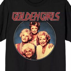 Мужская золотая футболка для групповой позы для девочек Licensed Character