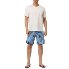 Мужские летние повседневные пляжные шорты с завязками на талии и принтом Lars Amadeus