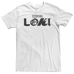 Мужская футболка с логотипом Marvel Loki Tv Loki и плакатом Licensed Character