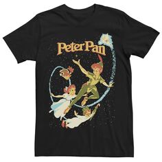 Мужская футболка с оригинальным плакатом Disney Peter Pan Licensed Character