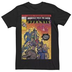 Мужская футболка с постером и обложкой ретро комиксов Marvel Eternals Licensed Character