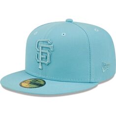 Мужская облегающая шляпа New Era Голубая San Francisco Giants Color Pack 59FIFTY