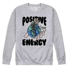 Мужской свитшот с рисунком &quot;Positive Energy&quot; Licensed Character