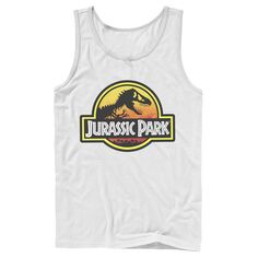 Мужская майка с графическим рисунком и логотипом «Парк Юрского периода» Jurassic World