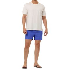 Мужские летние повседневные пляжные шорты с сетчатой ​​подкладкой и шнурком Lars Amadeus