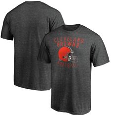 Мужская темно-серая футболка Majestic с логотипом Cleveland Browns Showtime