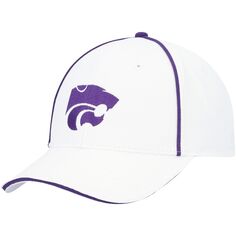 Мужская кепка Colosseum White Kansas State Wildcats Take Your Time Snapback