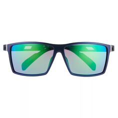 Мужские солнцезащитные очки adidas в тонкой прямоугольной спортивной оправе с зеркалом