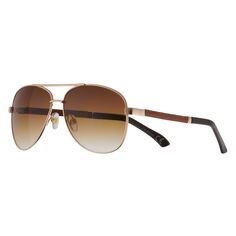 Мужские солнцезащитные очки-авиаторы Sonoma Goods For Life 61 мм в металле