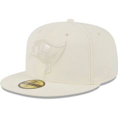 Мужская кепка New Era Cream Tampa Bay Buccaneers Color Pack 59FIFTY