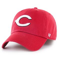 Мужская приталенная шляпа с логотипом &apos;47 Red Cincinnati Reds Franchise