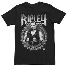 Мужская футболка цвета металлик с плакатом WWE Ripley Licensed Character