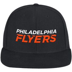 Мужская черная кепка adidas Philadelphia Flyers Snapback