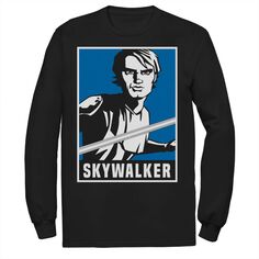 Мужская футболка с плакатом «Звездные войны: Войны клонов» Люк Скайуокер Licensed Character