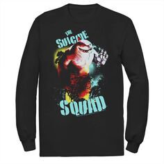 Мужская футболка с плакатом The Suicide Squad King Shark Licensed Character