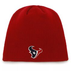 Мужская красная вязаная шапка с логотипом &apos;47 Houston Texans Secondary 47 Brand