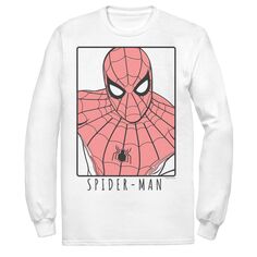 Мужская футболка с простым плакатом и рисунком «Человек-паук Marvel вдали от дома»