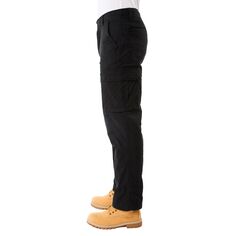 Мужские брюки-карго из эластичной парусины на флисовой подкладке Smith&apos;s Workwear