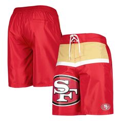 Мужские плавки G-III Sports от Carl Banks Scarlet San Francisco 49ers Sea Wind