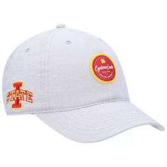 Мужская серая регулируемая шляпа Iowa State Cyclones Oxford Circle