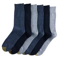 Набор из 6 мужских носков Hudson Crew GOLDTOE