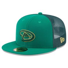 Мужская облегающая шляпа New Era Kelly Green Arizona Diamondbacks 2023 ко Дню Святого Патрика 59FIFTY