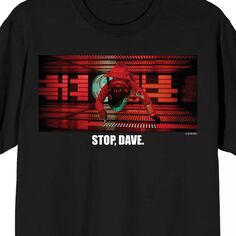 Мужская футболка с рисунком «Космическая одиссея 2001 года» Stop Dave Meme Licensed Character