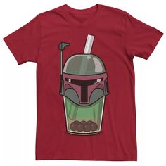 Мужская футболка с рисунком «Звездные войны Боба Фетт Боба Чай» Star Wars