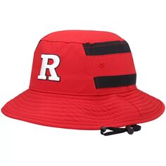 Мужская панама adidas Scarlet Rutgers Scarlet Knights 2021 Sideline AEROREADY