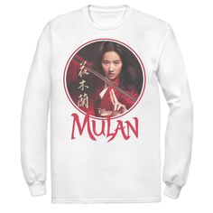Мужская футболка с логотипом Disney Mulan Live Action Mulan Circle Portrait Licensed Character