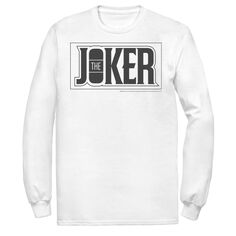 Мужская футболка с плакатом и жирным текстом DC Comics The Joker