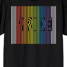Мужская футболка Pride в радужную полоску Licensed Character