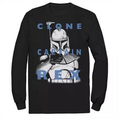 Мужская футболка с надписью «Звездные войны: Войны клонов» Clone Captain Rex Star Wars