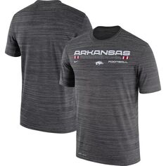 Мужская футболка Nike Charcoal Arkansas Razorbacks Velocity Legend Dri-Fit Performance