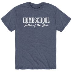 Мужская футболка с рисунком «Отец года» для домашнего обучения Licensed Character