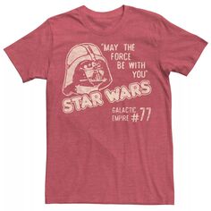 Мужская футболка с надписью «Звездные войны Дарт Вейдер» Да пребудет с тобой сила Star Wars
