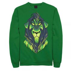 Мужской зеленый свитшот со шрамом Disney The Lion King