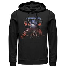 Мужской пуловер с капюшоном и коллажем в стиле «Звездных войн» Star Wars