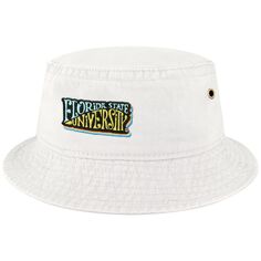 Мужская лига, студенческая одежда, белая шляпа-ведро семинолов штата Флорида, пляжный клуб, цветные волны